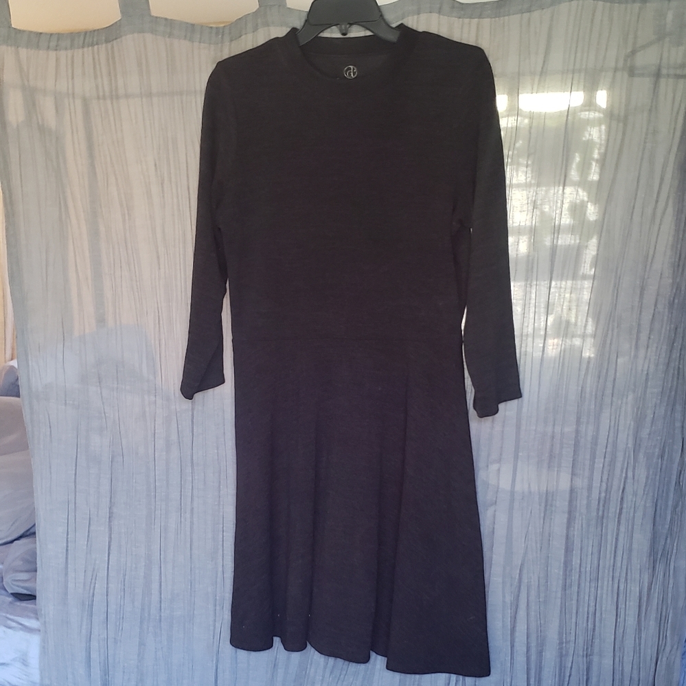 Knit mini dress.